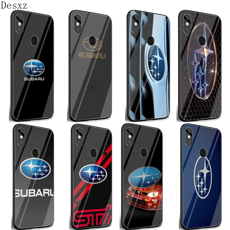 

Mobile Phone Case For Xiaomi Redmi 4X 6A Note 5 6 7 Pro 8 9 Lite A1 A2 5X 6X F1 Cover Car Subaru Logo Shell Bag