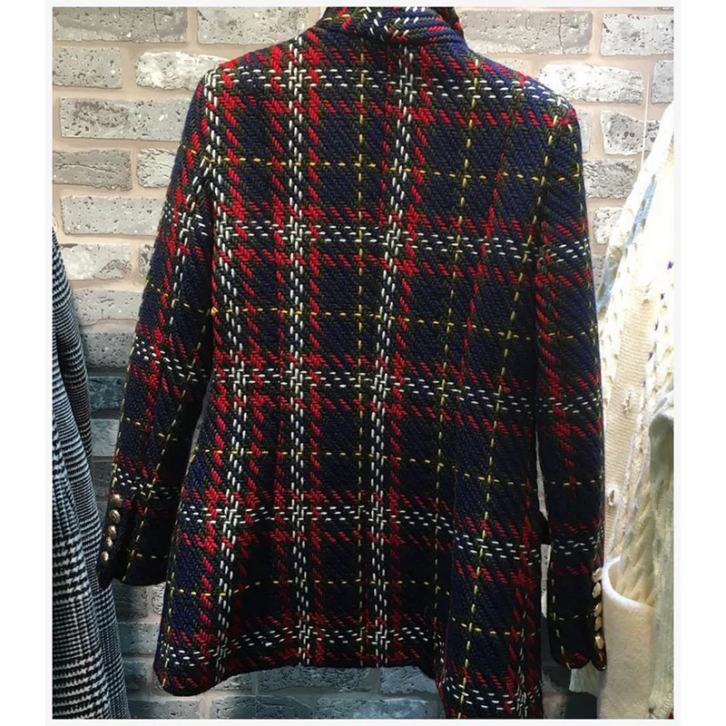 HIGH STREET новая мода 2019 дизайнерский блейзер в стиле барокко женское двубортное