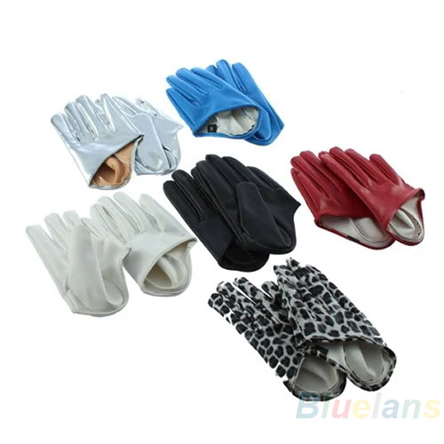 

Hot Sexy and The City Faux Leather Women's Five Finger Half Palm Gloves 5 Colors Leopard 02AJ 4N4A 7FO2