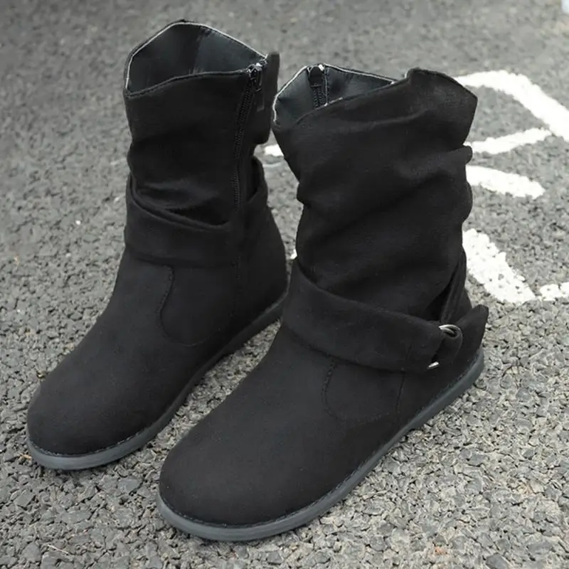 extra wide womens short boots