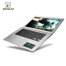 14inch Ultraslim 8GB RAM 120GB SSD Windows 10 System Intel Quad Core With Russian Keyboard For