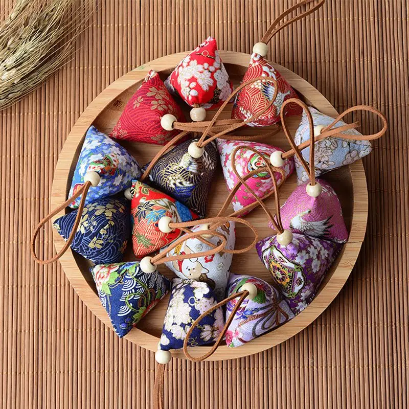 Handmade Rice Dumpling Fragrance Wormwood Sachet Mosquito Repellent For Home Living Room Car Pendant Air Fragrance Sachets