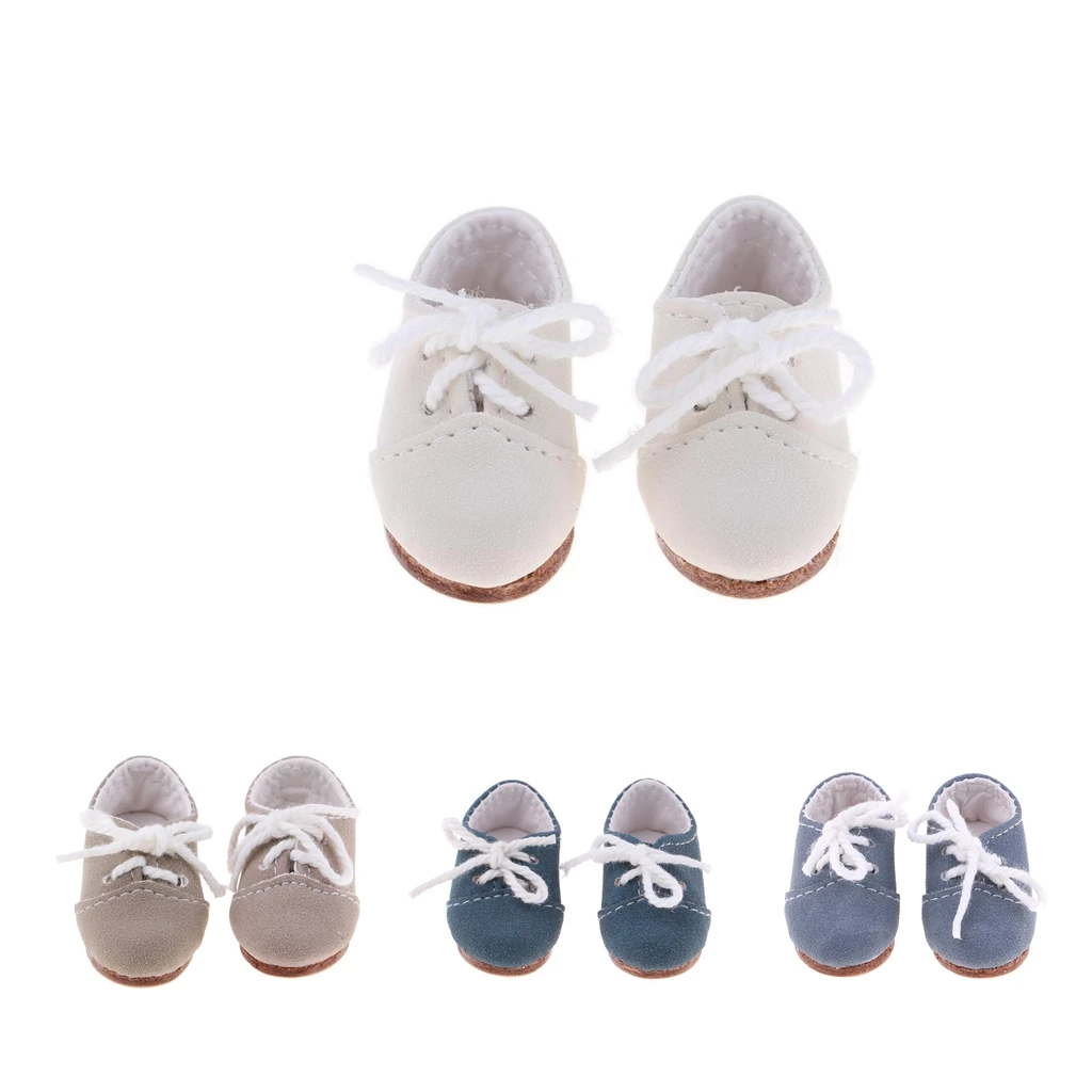 Lovey Doll Mini Lace Up Shoes 1/6 BJD Dolls Casual Wear, for girls Doll Accessory Girl Toys  or other 1/6 dolls Cloth