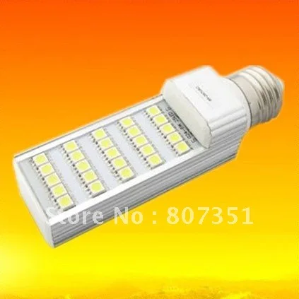 E27 SMD 5050 35 из светодиодов лампа 220 В - 240 / 110 тёплый белый ( e27 G24 база тип ) 9 5 W 10 шт. 20 LOT |