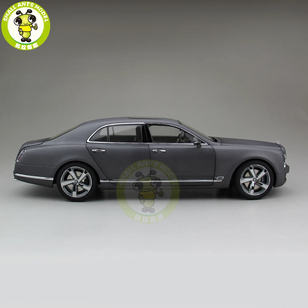 1/18 Kyosho Bentley Mulsanne скоростная литая металлическая модель автомобиля игрушка для мальчиков и девочек Коллекция подарков хобби матовый черный