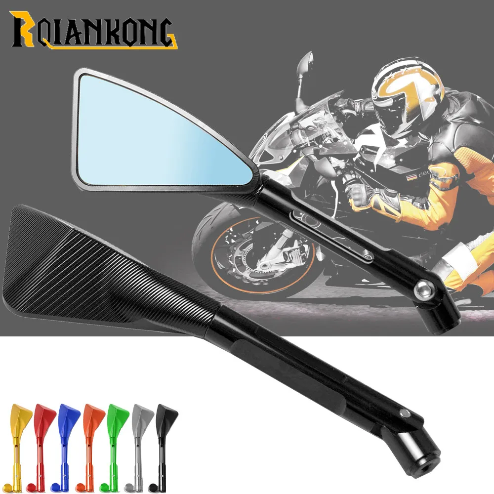 Горячая продажа моторных зеркал для Kawasaki ER 6N 6F ER-5 Z800 Z900 Z1000 Z750 W800 ZRX400 ZRX110