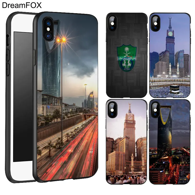 DREAMFOX K189 Saudi Arabia Riyadh City Black Soft TPU
