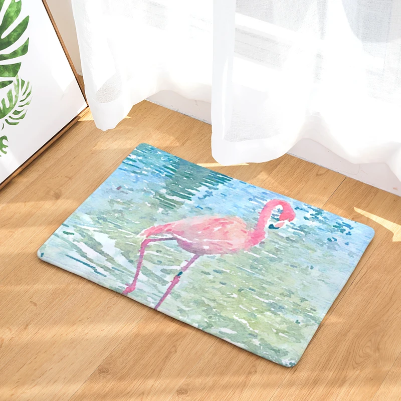 Ковер с Фламинго домашний декор прекрасный коврик с Фламинго без раздвижных кухонных ковров для дома, гостиной ковер