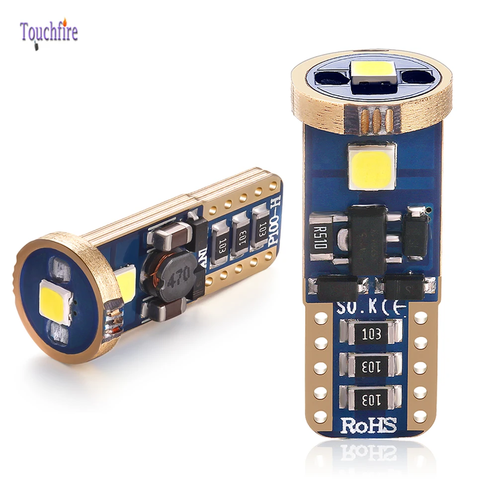 

10Pcs T10 W5W 194 Canbus Car Bulb 3030SMD 3LED High Quality Chips Clearance License Plate Light Reading Light Dome signal Light