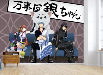 

[Self-Adhesive] 3D Gintama 3186 Japan Anime Wall Paper mural Wall Print Decal Wall Murals