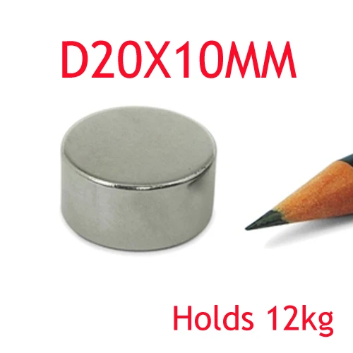 

20*10 1pcs strong 20 mm x 10 disc powerful magnet craft neodymium magnets rare earth permanent strong N35