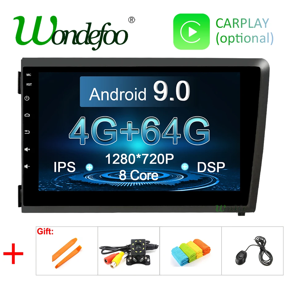 

Android 9 DSP IPS 4G 64G 2 DIN Auto Radio For Volvo S60 V70 XC70 2000-2004 Navigation GPS Stereo 4G RAM 8 Core no DVD PLAYER