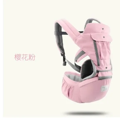 Manduca дышащий эргономичный рюкзак кенгуру Портативный Младенческая детская переноска-Кенгуру Hipseat слинг кенгуру Обёрточная бумага - Цвет: Розовый