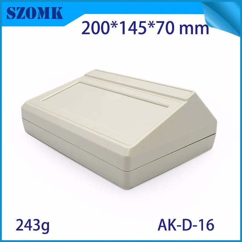 szmk plastic desktop enclosure electronics junction box instrument housing plastic abs control box hot sale project box plastic housing (8)