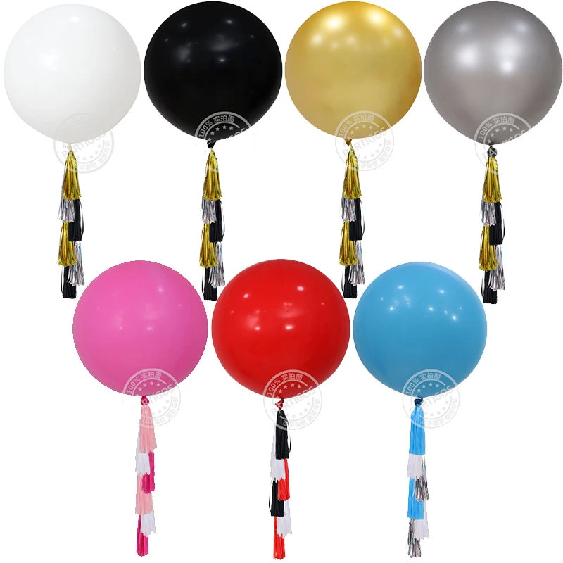 1set 36 Inch 90cm Large Giant Perfect Round Latex Large Size Balloon