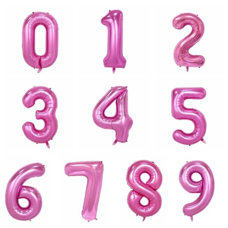 Hoomall 16 дюймов Количество воздушных шаров серебро/золото/розовый воздушный шар из фольги латекса Свадебные украшения с днем рождения - Цвет: pink