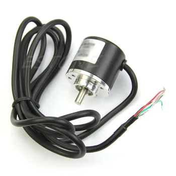 

High Quality 360P/R Incremental Rotary Encoder AB phase encoder 6mm Shaft W coupling New