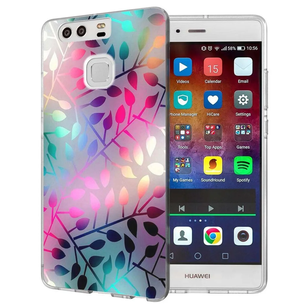 Чехол для Huawei P9 Lite (2016)/P8 (2016) книги по искусству горный хрусталь окрашены узор Ясно