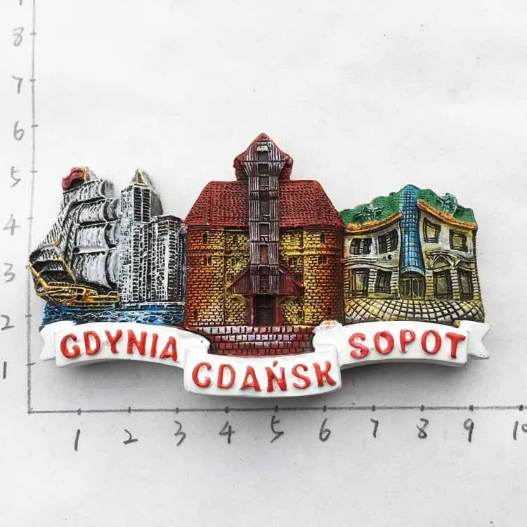 Туристический сувенир магнитные наклейки холодильник Германия Краков Мария