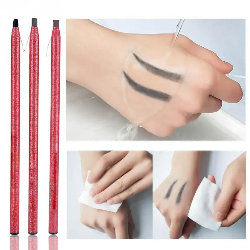 Semi-permanent Microblading Tattoo Drawing Eyebrow Pencil Tool Positioning Waterproof Long lasting Eyebrow Enhancer Pen Semi-permanent Microblading Tattoo Drawing Eyebrow Pencil Tool Positioning Waterproof Long lasting Eyebrow Enhancer Pen