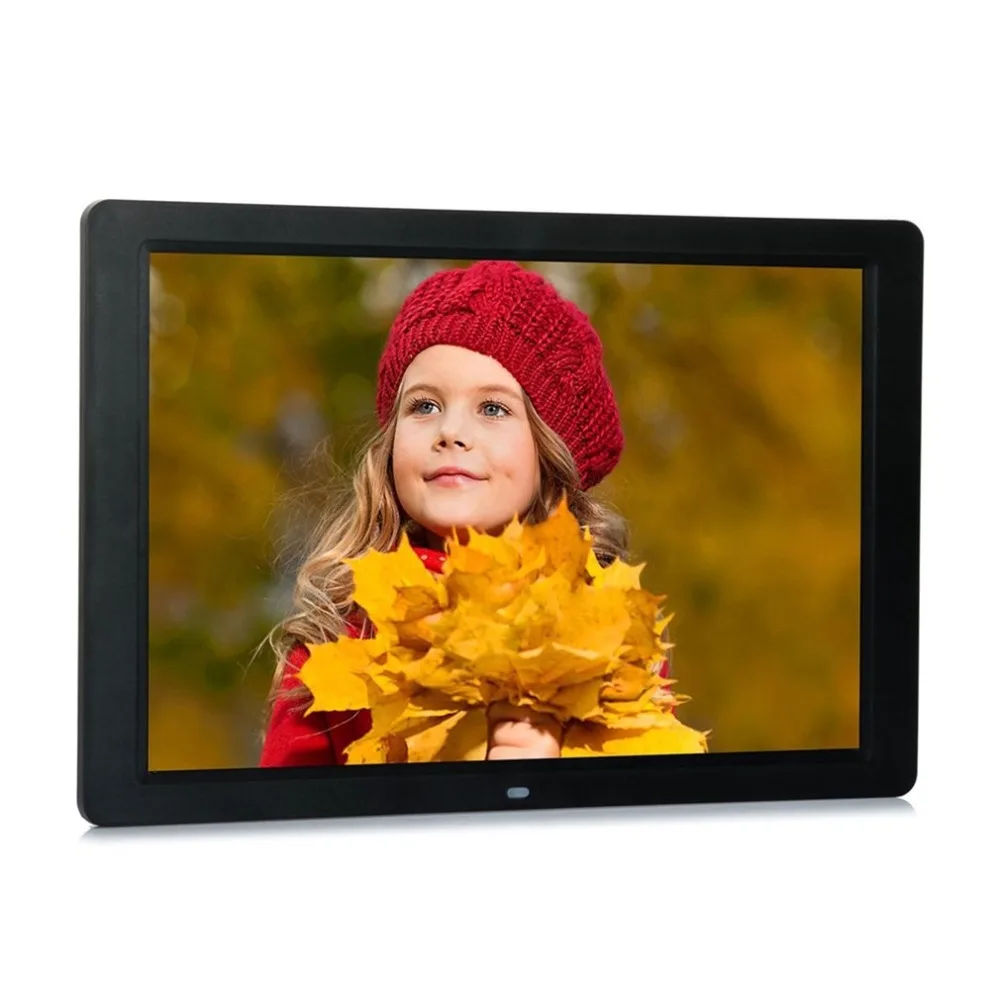 1280*800 цифровая 15 дюймовая фоторамка HD TFT-LCD изображение будильник MP3 MP4 США/ЕС штекер видеоплеер с пультом дистанционного управления на стене