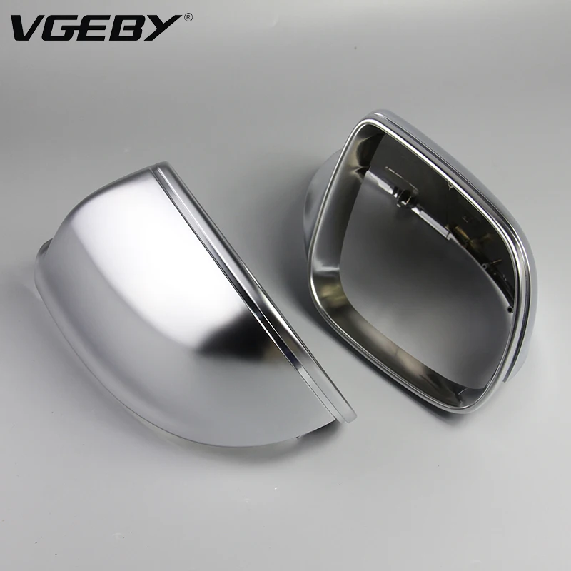 

1 Pair of Matte Chrome ABS Rearview Mirror Shell Cover Side View Protection Cap for Audi Q5 Q7 Car Mirror Cover