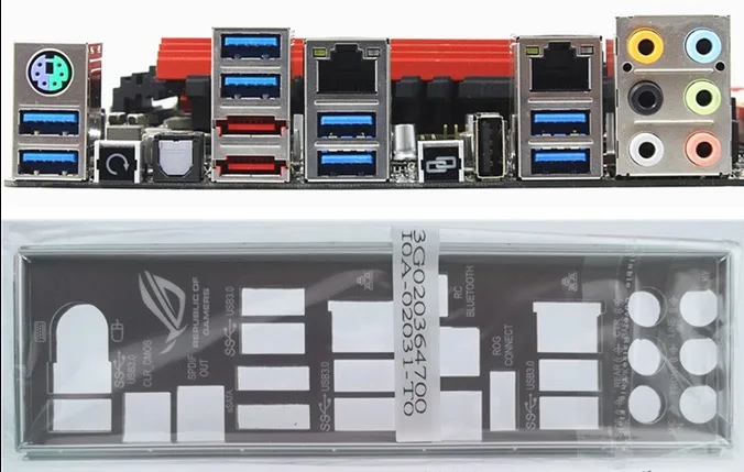 I//O Shield For backplate ASUS Maximus IV GENE-Z Motherboard Backplate IO