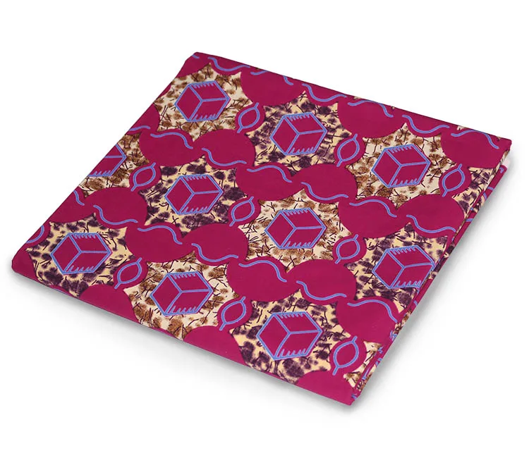 

Popular Design Super Wax Fabric Cotton Wax Printed Fabrics African Wax Ankara Print Clothing Material (6yards/lot)