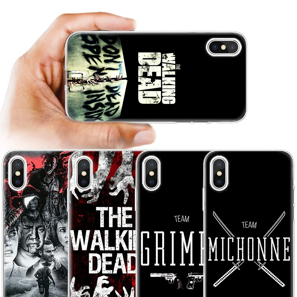 

The Walking Dead TWD Print Case For Apple iPhone 11 Pro X XR XS MAX 5 5S SE 5C 6 6S 8 6/6S 8/8S Plus For iPhone 7 7S Plus Cover