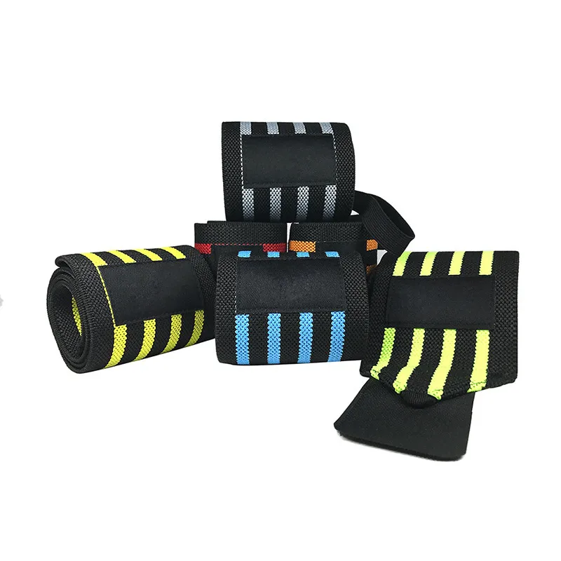 Эластичные Спортивные скобки налокотники защитные шестерни цветные скобки бинты для обертывания баскетбола Тяжелая атлетика защитное снаряжение