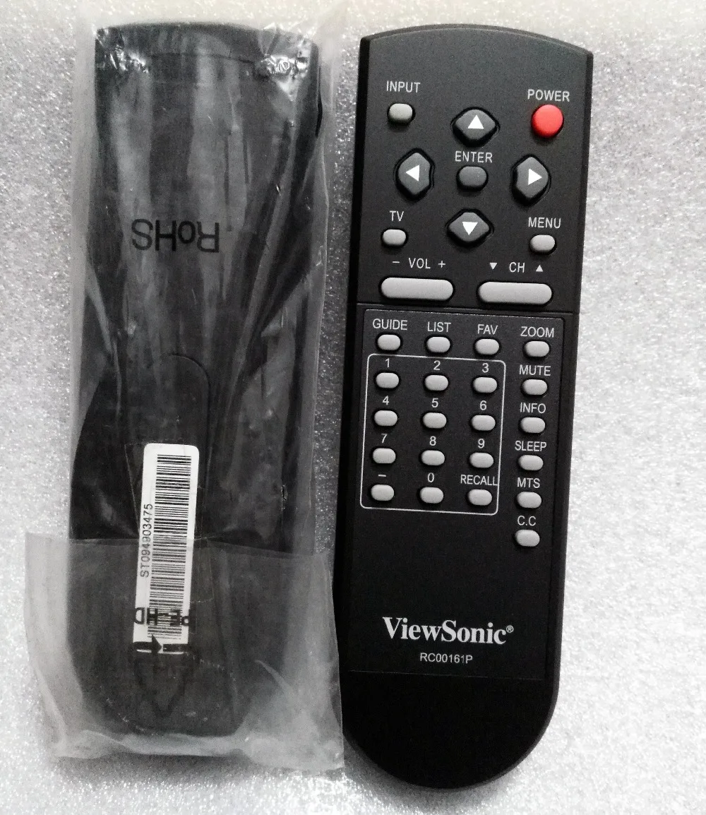 Genuine New For ViewSonic RC00161P TV IR REMOTE CONTROL For VT2430