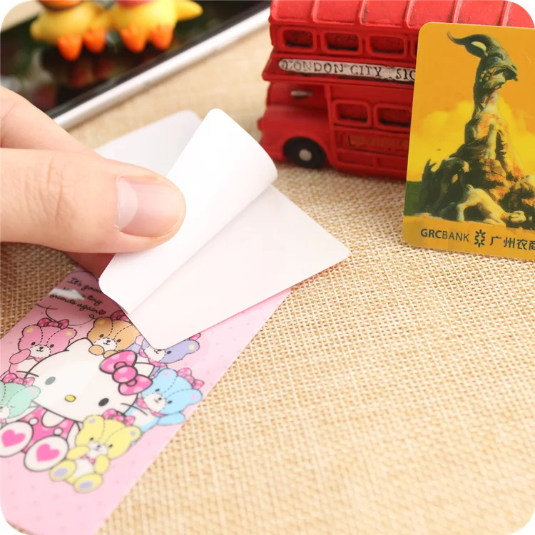 1 шт. милые наклейки my melody Mickey San-x Sumikko для кредитных карт, наклейки на автобус, подарки для девочек