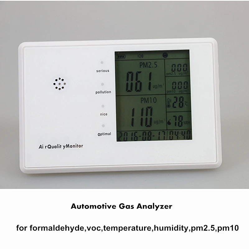 Freeshippinggasdetectorlowesparticlecounterpm25pm10vocmeter