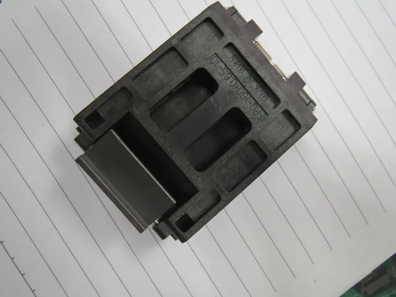 cable toner and probe Clamshell 100%New&Original  FPQ-160-0.65-10 QFP160/TQFP160/LQFP160 0.65mm IC Burning seat Adapter Test Socket test bench cable wire toner tracer tester