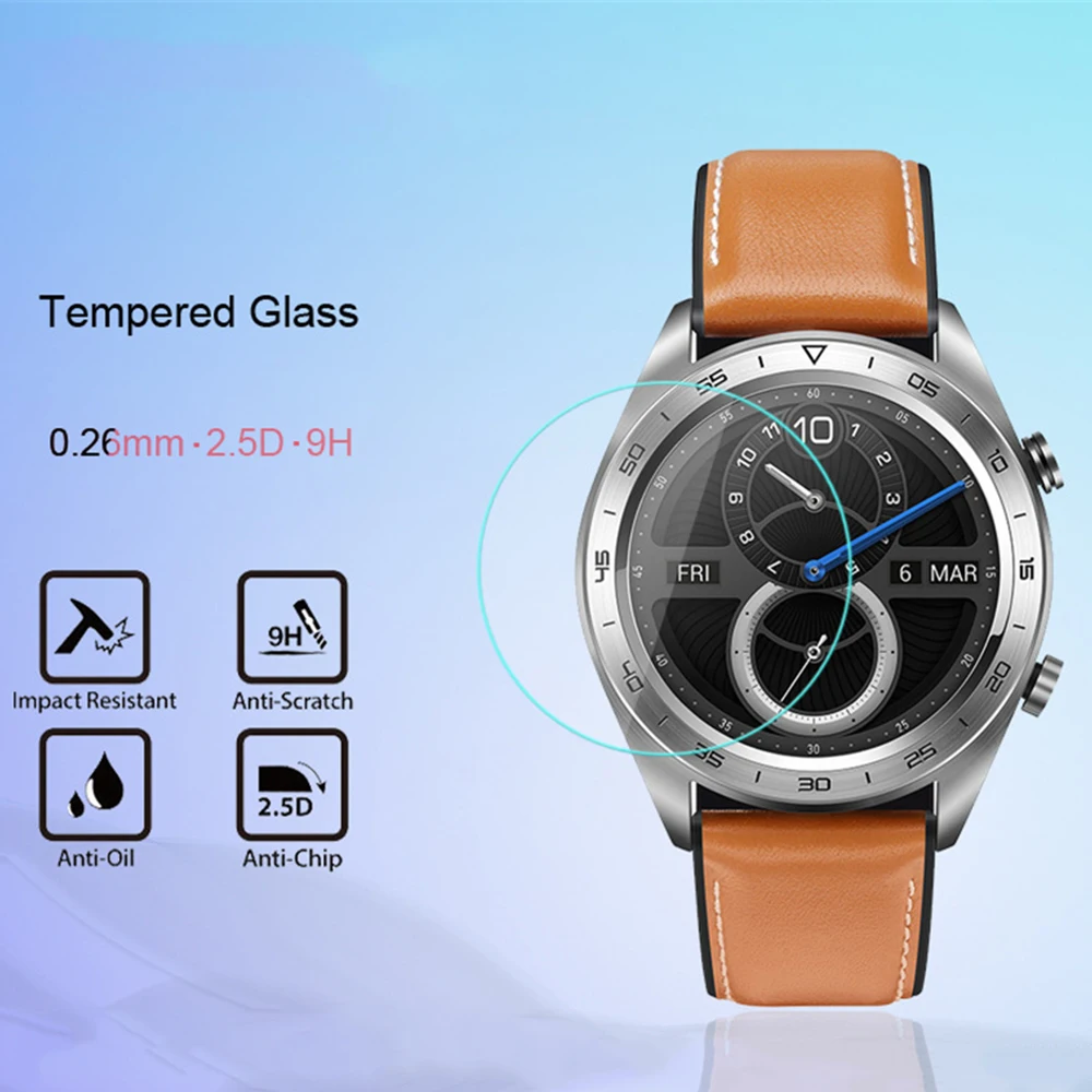 Защитное закаленное стекло для huawei Honor Watch, Волшебная пленка, Защита HD, прозрачная защитная пленка для экрана, спортивные Смарт-часы, закаленное покрытие