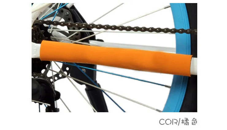 Sale 1000pcs Bicycle Chain Protector Cycling Mountain Bike Frame Color Protector  Pad Paste Rear Fork Care Posted Guard Cover 3