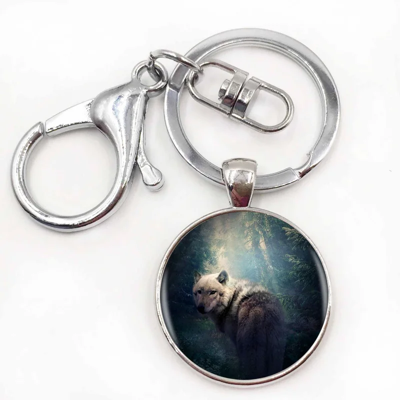 10silver keychain.