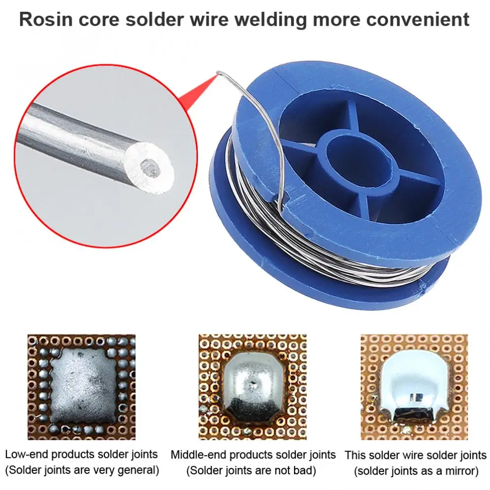 Soldering Wire 63/37 10g / 11g 0.8mm Mini Wire Solder Wire Tin with 2% Flux and Rosin for Electric Soldering Iron soldering wire
