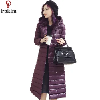 

2017 Fashion Winter Jacket Women Cotton Coat Hooded Parkas For Women Winter Warm Outerwear Coats Light Cotton S-XXXL LZ134