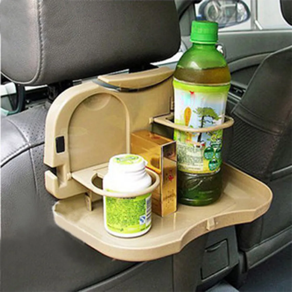 

Car Drink Holder Foldable Car Back Seat Drink Bottle Rack Holder Stand Travel Dining Tray Car Cup Holder bekerhouder auto