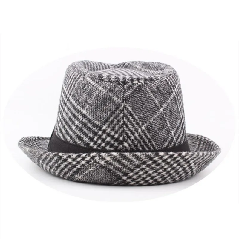 XdanqinX зимняя мужская шерстяная шляпа Классическая Ретро Fedoras Новые бренды среднего возраста папа Винтаж Sombrero De джазовые шляпы Snapback cap