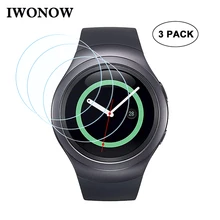Твердое закаленное стекло iWonow 9H для samsung gear S2 SM-R720/R730 для часов Защитная пленка для экрана против царапин HD