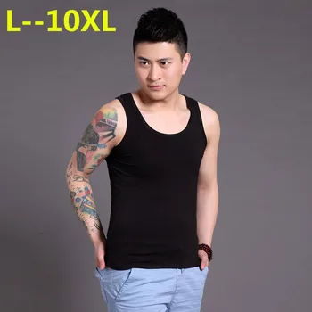 

Plus size 10XL 8XL 6XL 5XL Men's Tops Tees 2018 summer new cotton O neck short sleeve t shirt men fashion trends fitness tshirt