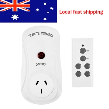 

230V 50Hz Smart Socket Switch Self-learning Remote Control Switch Wall Socket Plug Wireless Power Outlet AU Plug