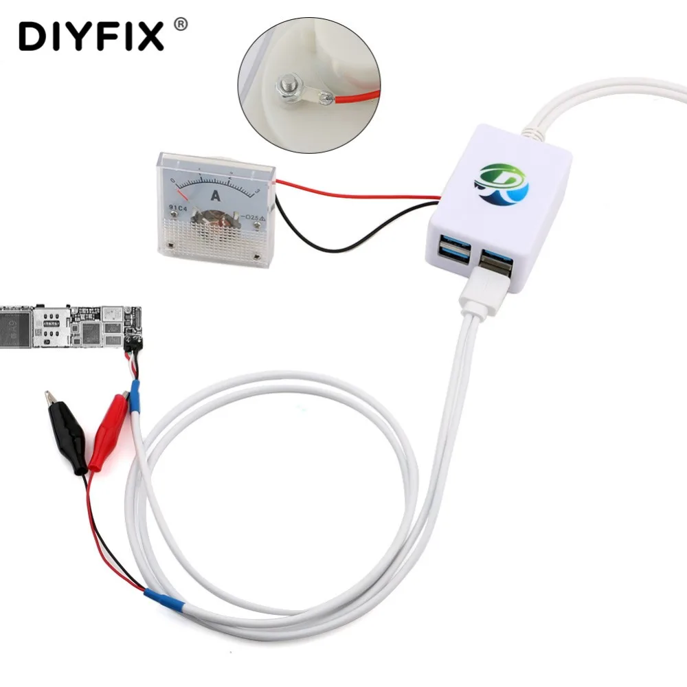 DIYFIX DC кабель питания для телефона, выделенный испытательный кабель питания для iPhone 5 5S 5C SE 6 6 P 6 S 6SP 7 79 8 8 P X ремонтные провода инструменты