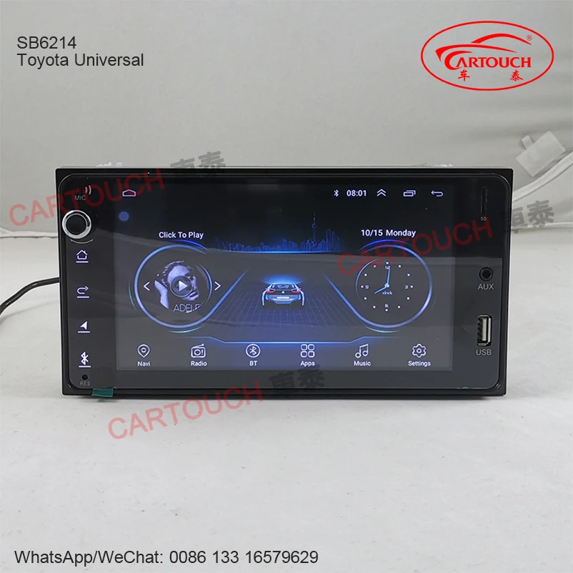 Discount Cartouch Android 8.1 car dvd for toyota corolla 2 Din Universal car radio with navigation Bluetooth Wifi car stereo gps player 0