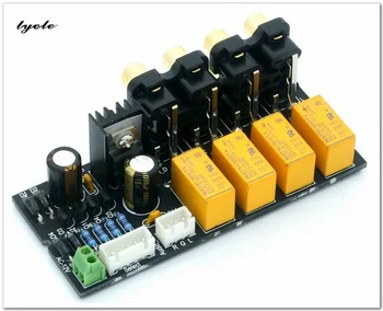 

Amplifier 4-channel stereo audio signal selection board