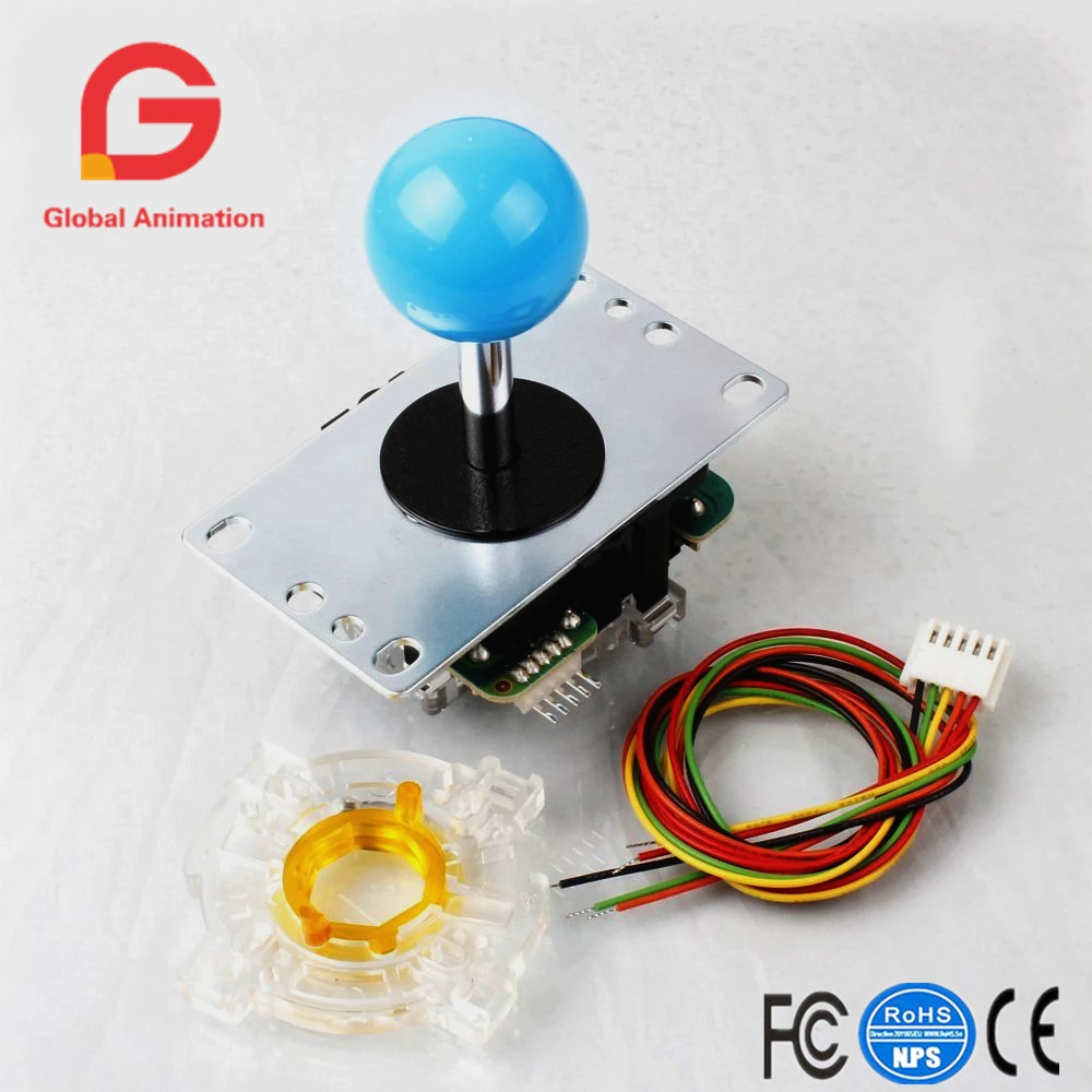 

2PCS Origin Sanwa JLF-TP-8YT Stick + Sanwa GT-Y Octagonal Gate For Arcade Joystick Games Mame Jamma DIY Pandora Box Game Console