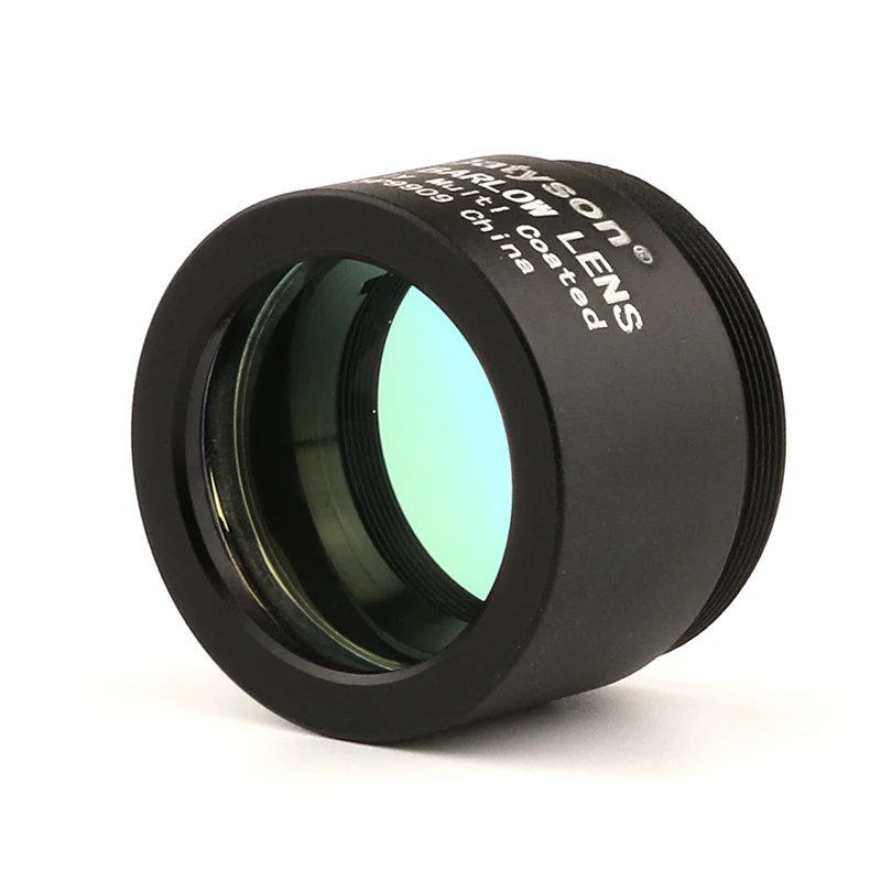 Telescope 2X Barlow Lens One Group 2 Pieces Of Glass Mount On M28x0.6