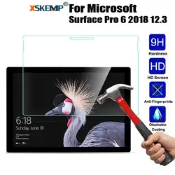 XSKEMP закаленного Стекло защита экрана планшета для microsoft Surface Pro 6 2018 12,3 Tablet Взрывозащищенный Защитная пленка